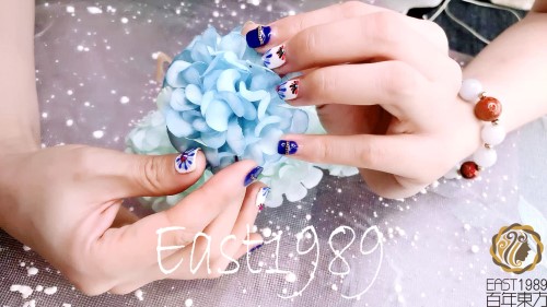 青花美甲怎么做？保定東方技工學校教你巧做美甲！
